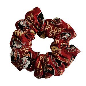 FSU Florida State University XL Fan Scrunchie – Game Day Spirit Wear Hair Access